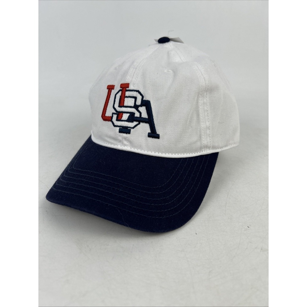 Mighty Fine Adjustable USA Red White and Blue Hat with Embroidery‎